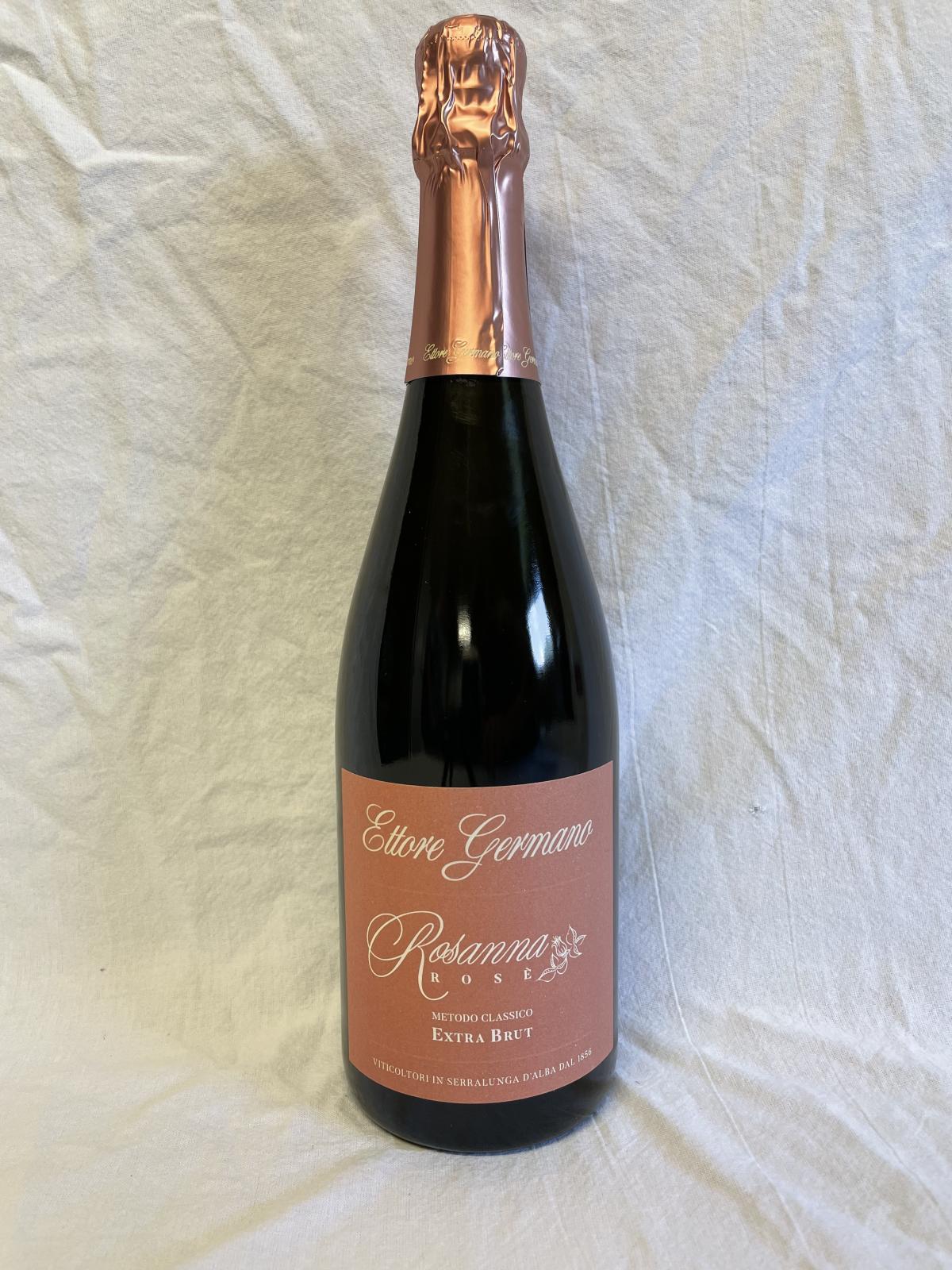 NV Rosanna Extra Brut Rosé Metodo Classico Ettore Germano från Serralunga d'Alba, Peimonte via privatimport
