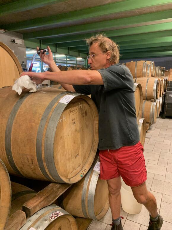 Lapo Berti provar Barolo Fossati